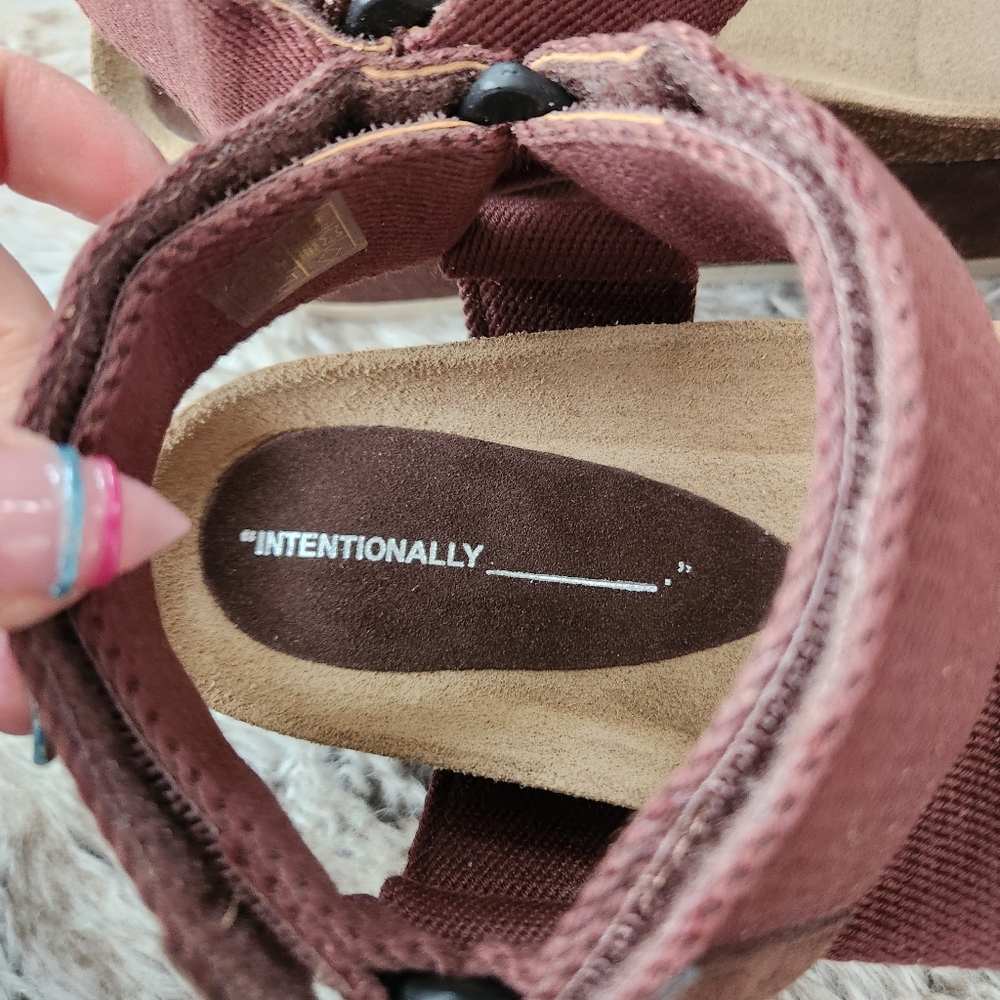 Free People Intentionally Blank Zona Platform Sandals Tobacco Brown Size EU 38 - Picture 8 of 13